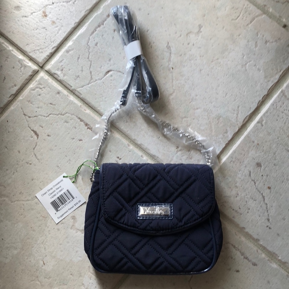Vera Bradley Chain Strap Navy Crossbody